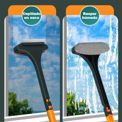 🧼Compra uno y llévate otro gratis✨Cepillo de limpieza multiusos 2 en 1✨Ayuda de limpieza eficaz