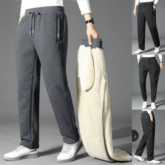 👖【M-5XL】Zimske moške športne hlače za zimo 2025 z izolacijo iz debelega ovčjega krzna, ležerne, tople in udobne.